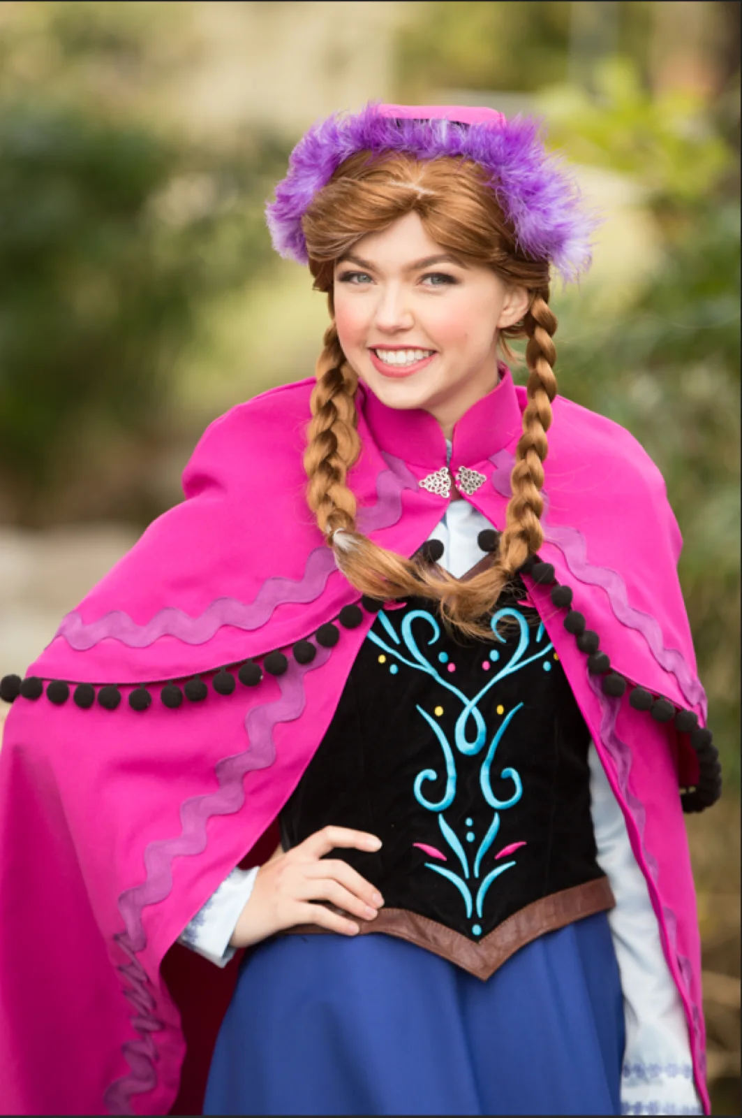 Snow Princess party character in Raleigh-Durham