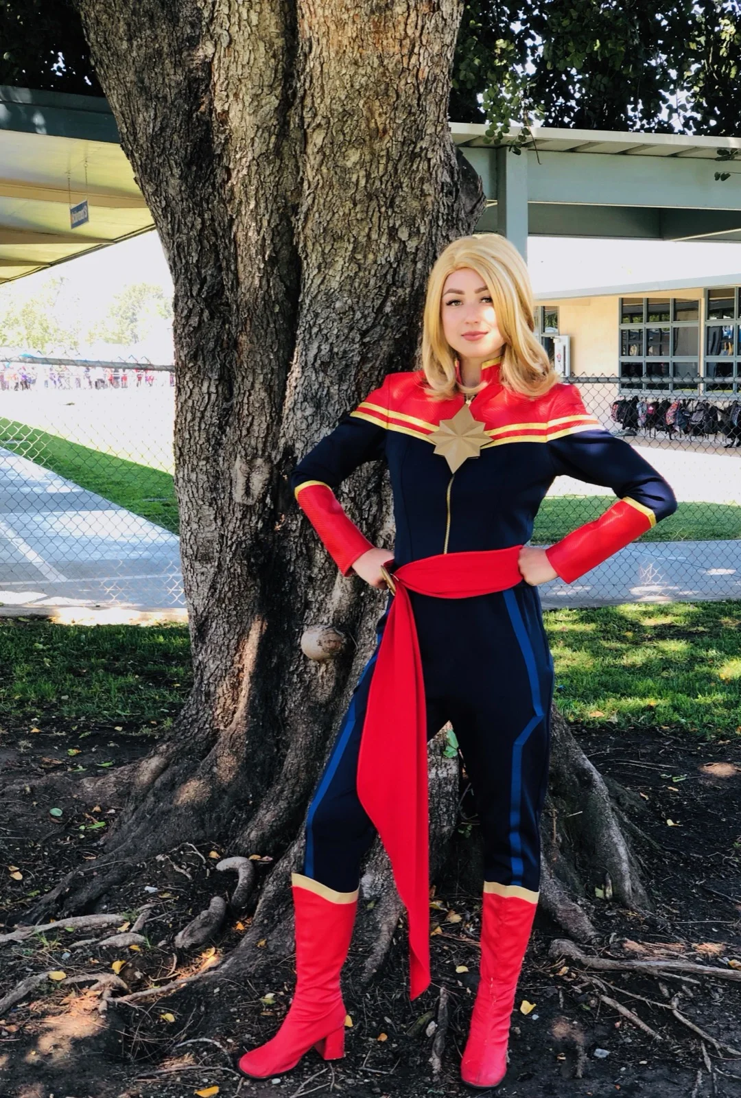 Captain Hero party character in Raleigh-Durham