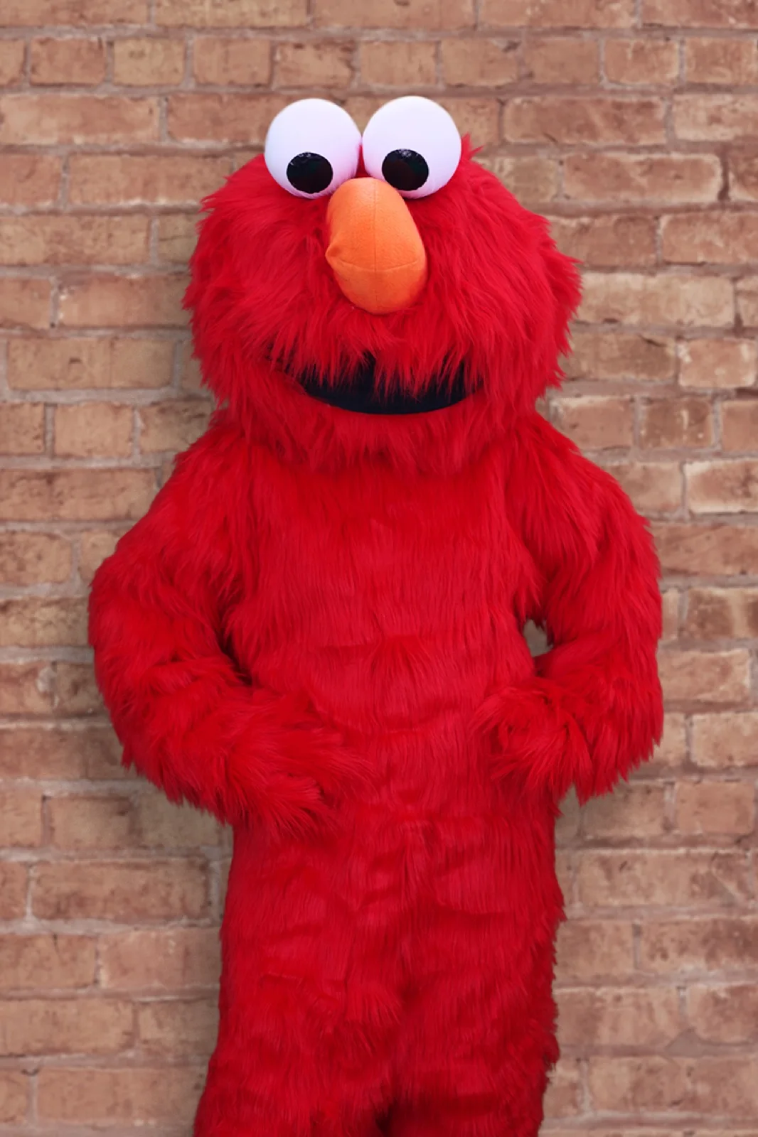 Red Monster party character in Raleigh-Durham