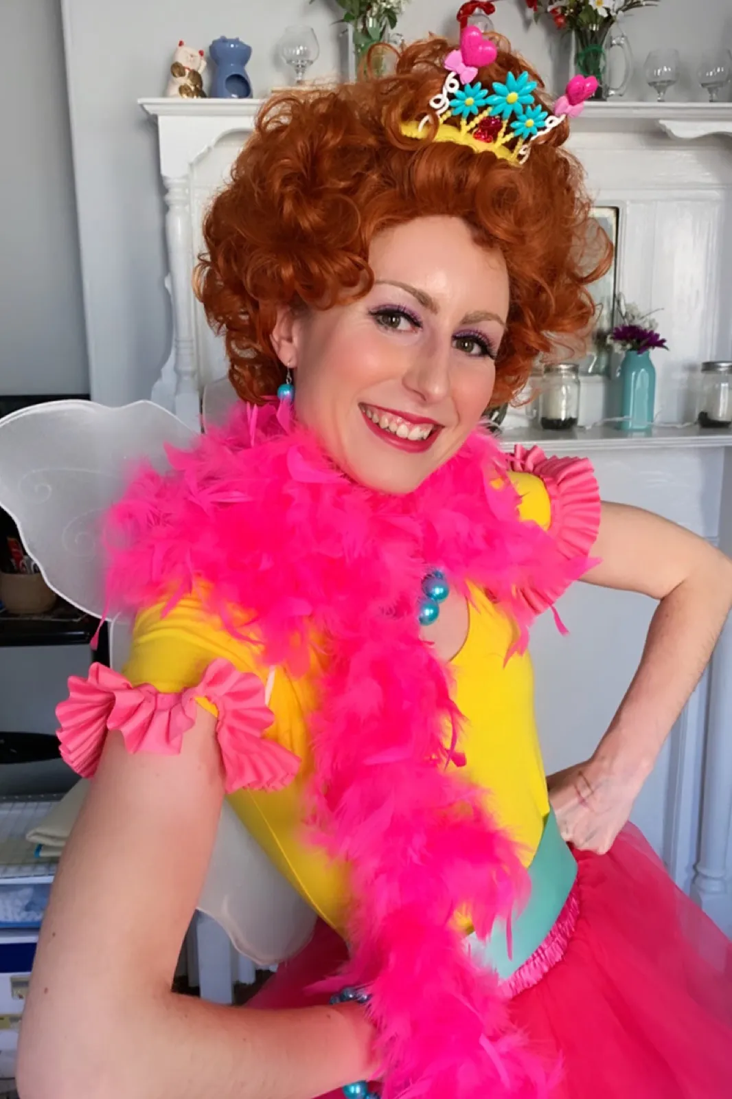 Fancy Girl party character in Raleigh-Durham