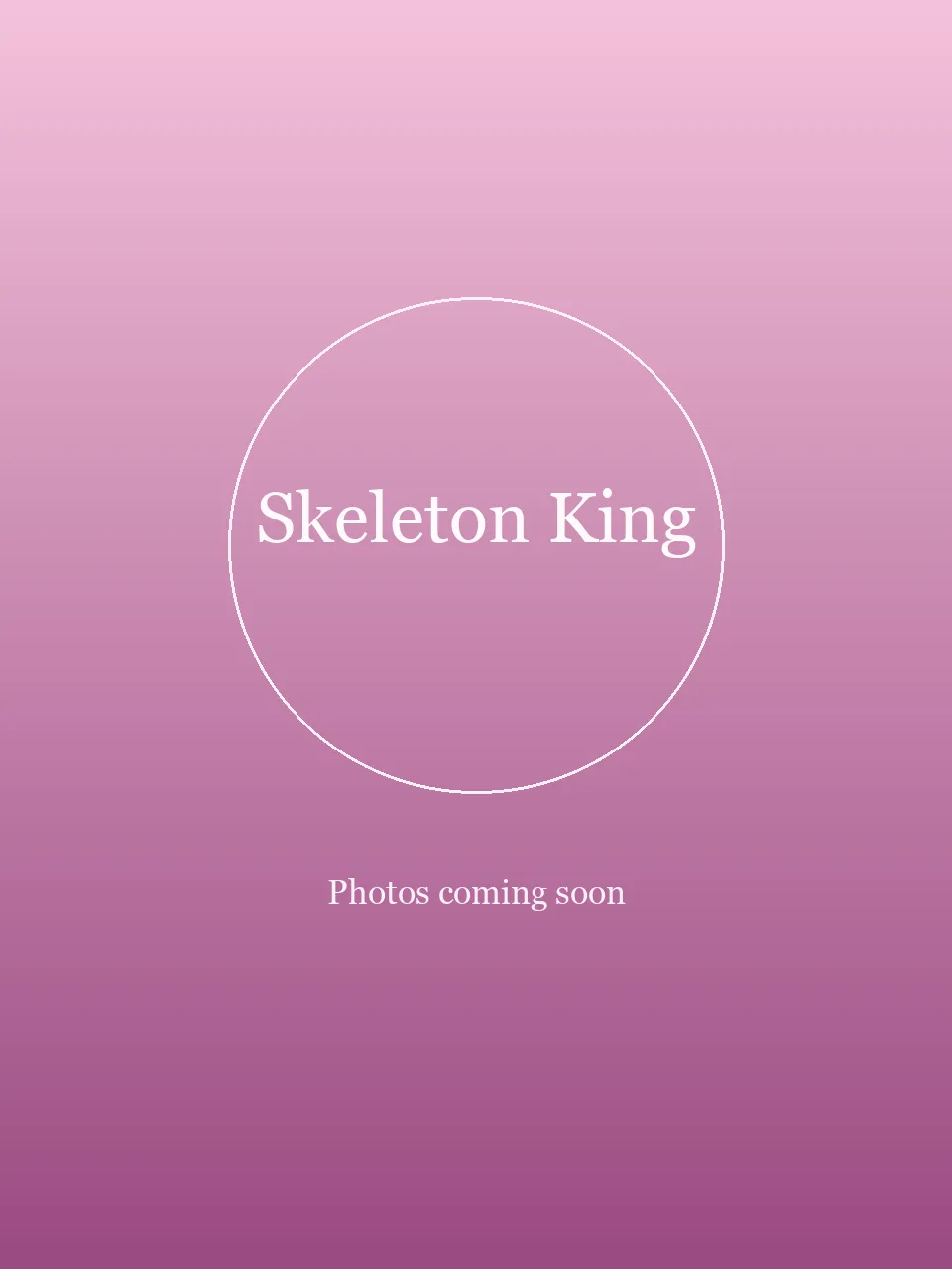 Skeleton King party character in Raleigh-Durham