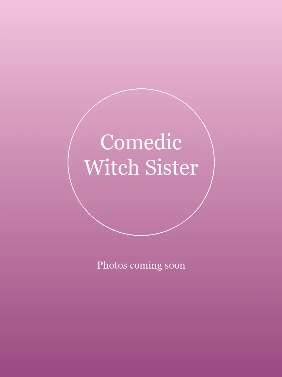 Comedic Witch Sister party character in Raleigh-Durham