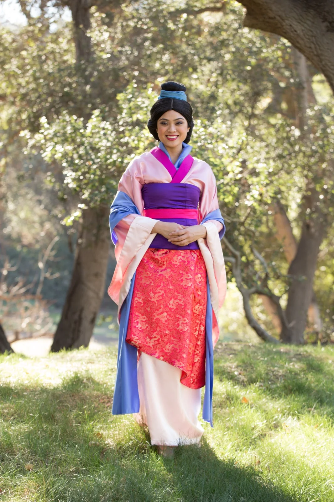 Asian Princess party character in Raleigh-Durham