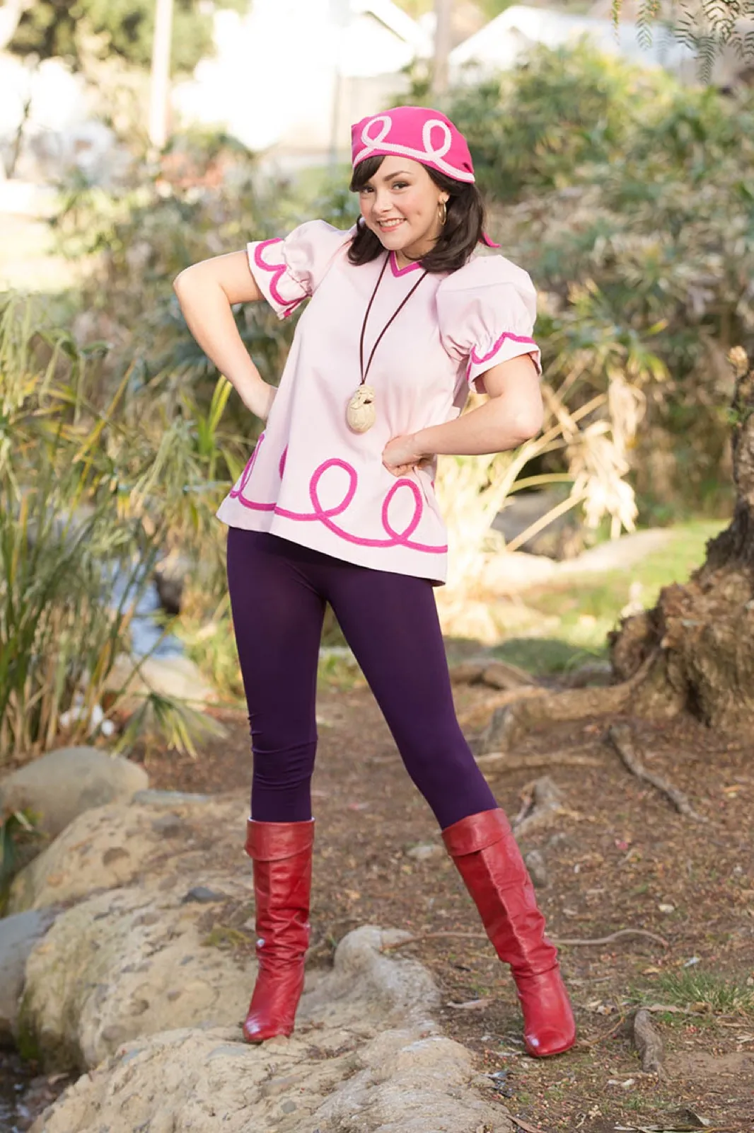 Girl Pirate party character in Raleigh-Durham