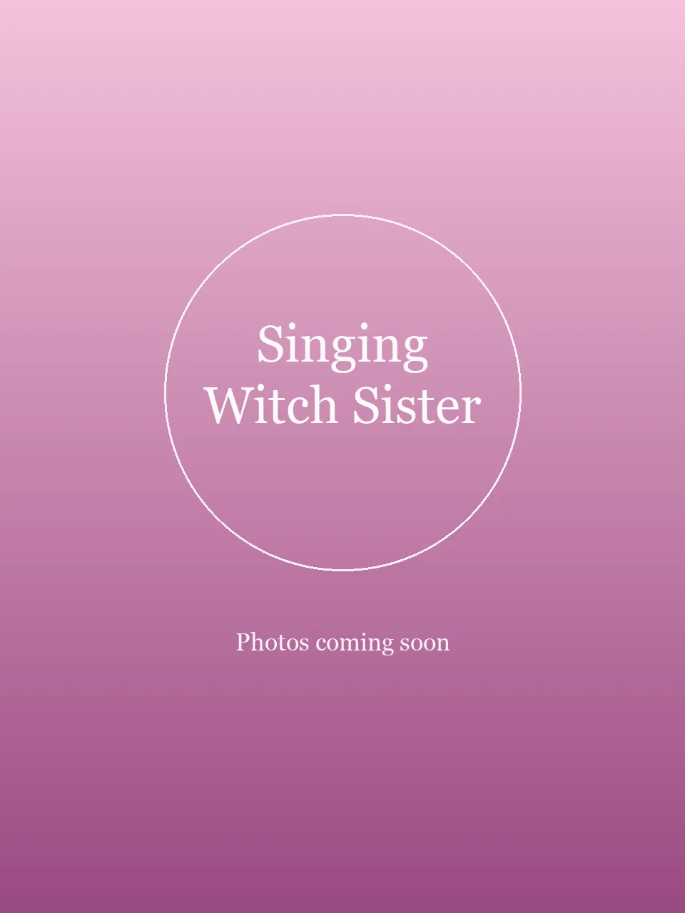 Singing Witch Sister party character in Raleigh-Durham