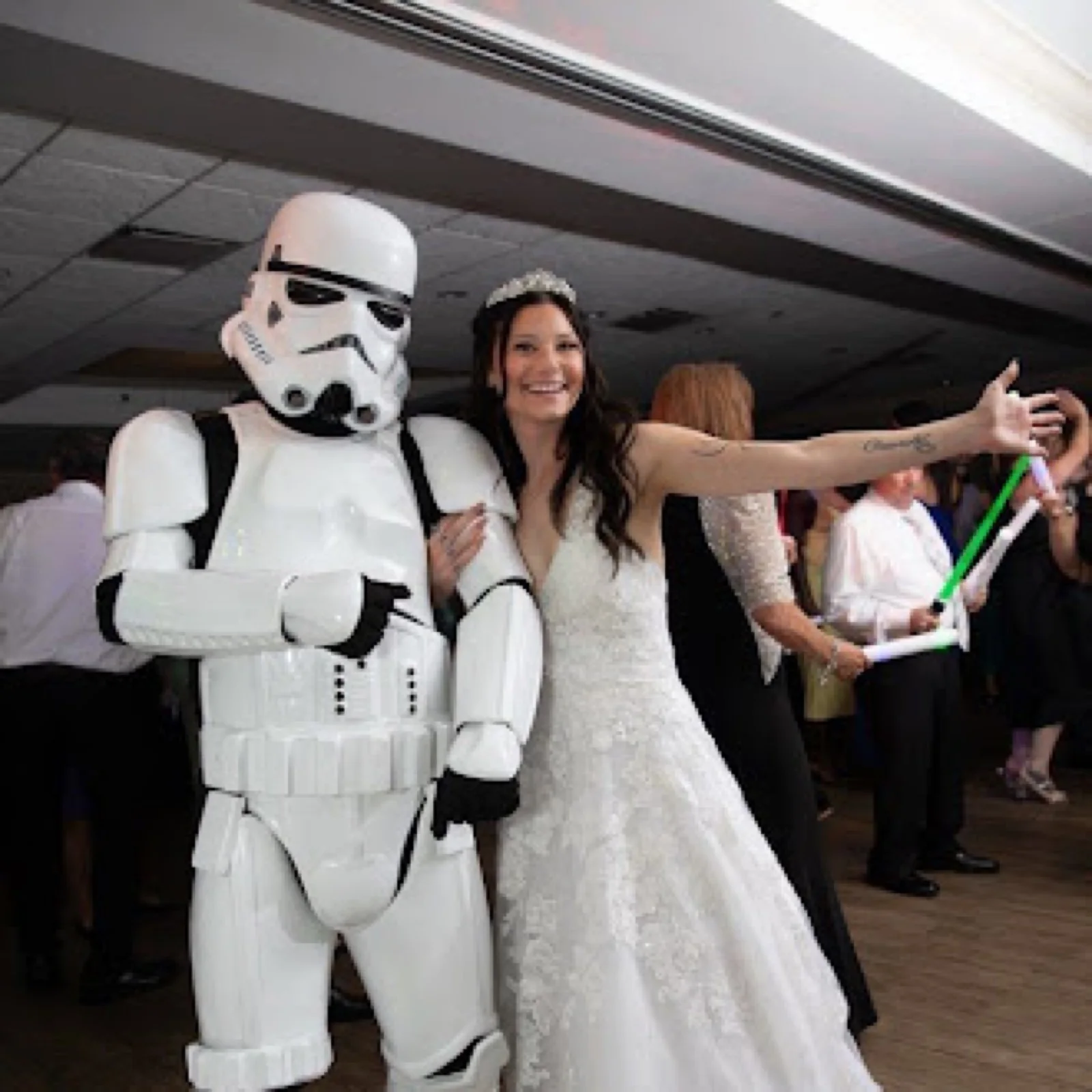 Trooper party character in Raleigh-Durham