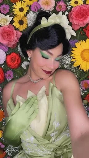 Frog Princess party character in Raleigh-Durham